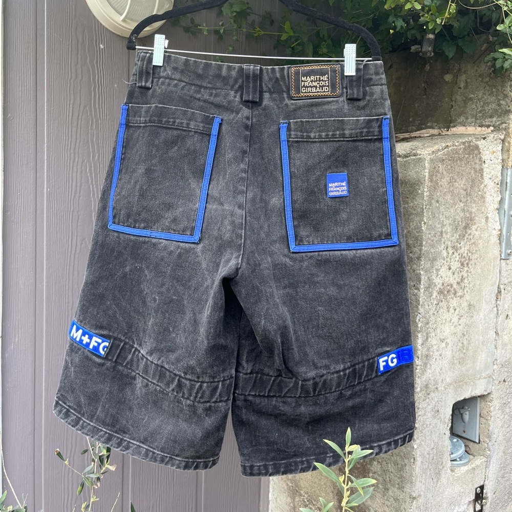 Vintage 90s Marithe Francois Girbaud designer denim shorts